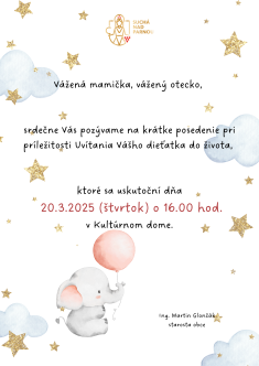 Uvítanie detí do&nbsp;života 1