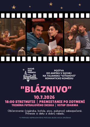 plagát k akcii letné kino