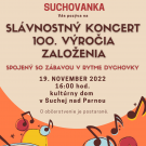 Slávnostný koncert dychovej hudby Suchovanka - 100. výročie založenia 1